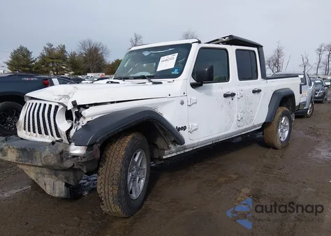 2020 Jeep Gladiator Sport S 4X4 z USA, uszkodzony, nr VIN 1C6HJTAG2LL109499